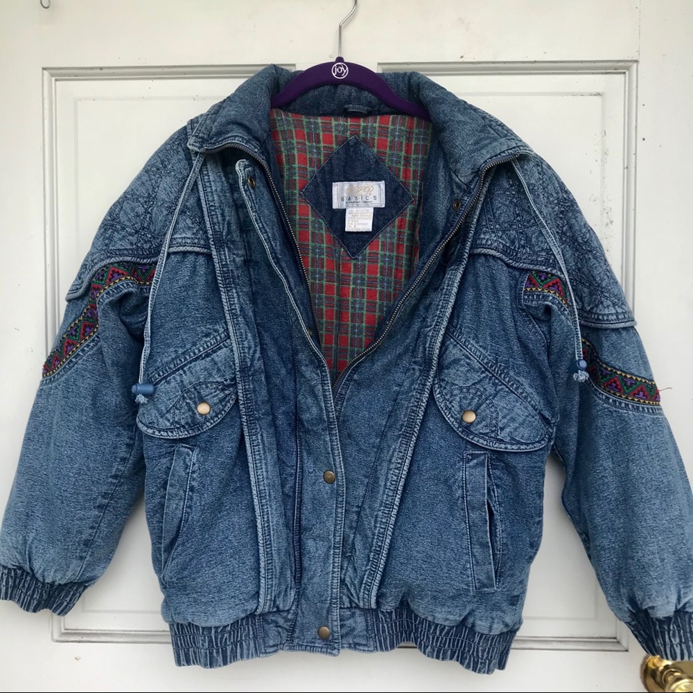 Vintage Flannel Lined Denim jacket